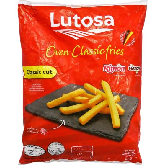 OVEN KOSHER FRENCH FRIES LUTOSA 1 KG.