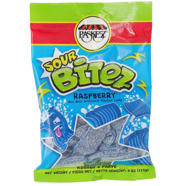 SOUR BITEZ MINI LAMPONE 115 GR.