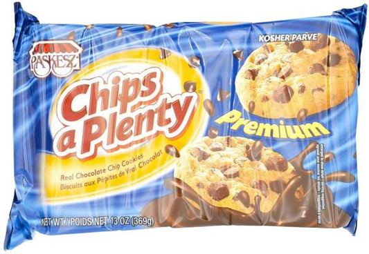 BISCOTTI KOSHER CON GOCCE DI CIOCCOLATO CHIPS A PLENTY PREMIUM 369 GR.