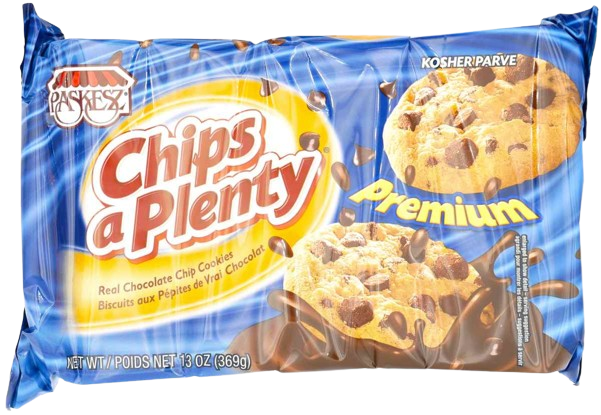 CHIPS A PLENTY PREMIUM KOSHER COOKIES 369 GR.