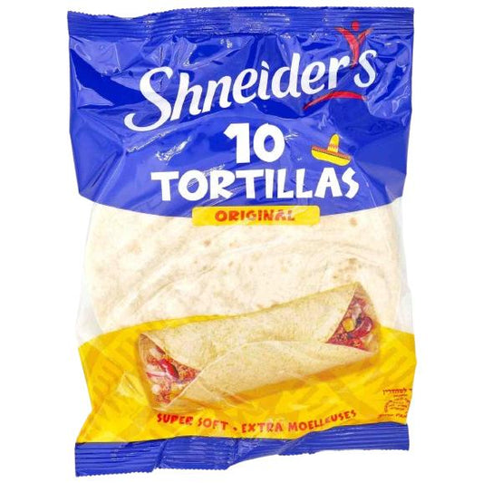 10 MINI TORTILLA WRAPS 13cm 250 GR.