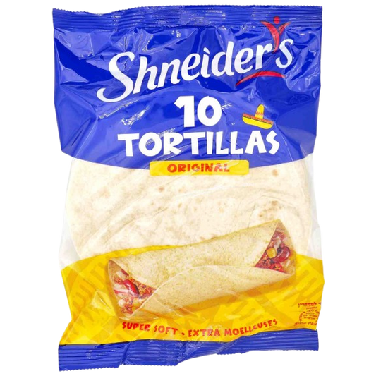 10 MINI TORTILLA WRAPS 13cm 250 GR.