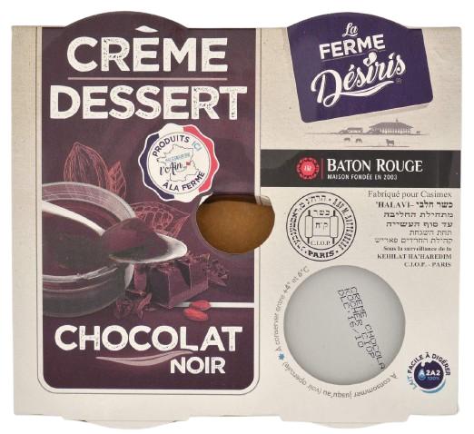 DESSERT AL CIOCCOLATO KOSHER, PRODOTTO LATTARIO, 4 X 110 GR.