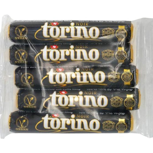 TORINO NOIR FINGERS CAMILLE BLOCH CIOCCOLATO SVIZZERO KOSHER 5 × 23 GR.