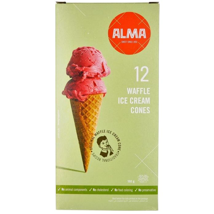 CONI WAFFLE KOSHER PER GELATO 12 UNITÀ 132 GR.