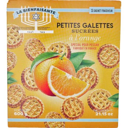 PETITES GALLETTES ORANGE LA BIENFAISANTE KLP 600 GR.