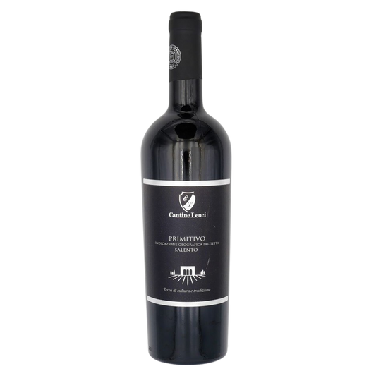 PRIMITIVO LEUCI 750 ML. Kosher Red Wine From Italy
