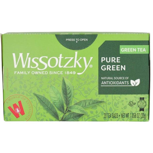 PURE GREEN KOSHER TEA WISSOTZKY KLP 40 GR.
