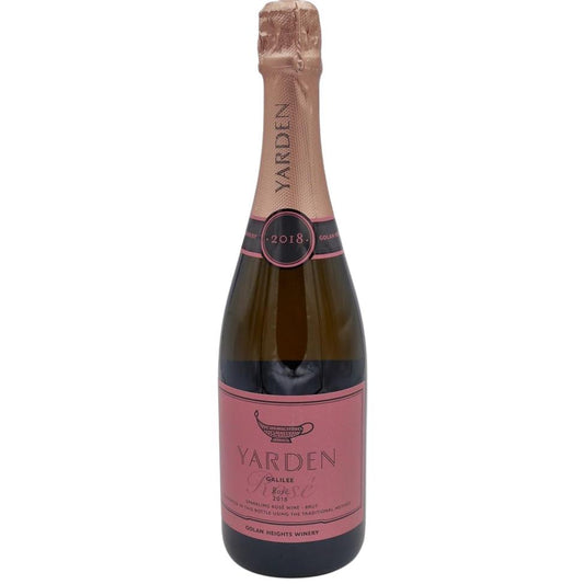 ROSÈ  BRUT YARDEN 750 ML. Kosher Rosè Wine Golan Heights Winery Israel