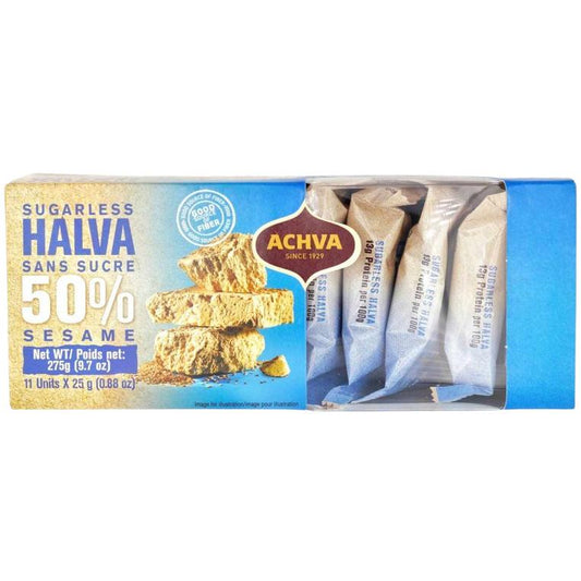 SUGARLESS KOSHER HALVA SNACKS 11 × 25 GR.