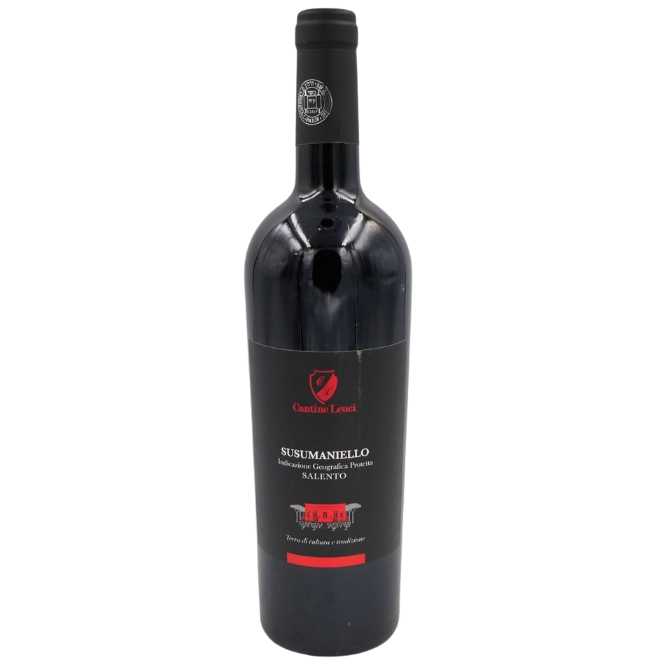 SUSUMANIELLO LEUCI D.O.P. 750 ML. Kosher Red Wine From Italy