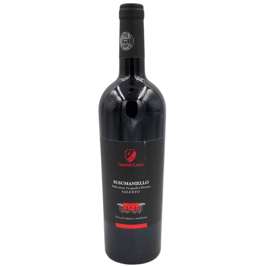 SUSUMANIELLO LEUCI D.O.P. 750 ML. Kosher Red Wine From Italy
