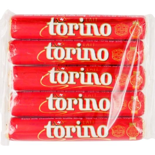 TORINO LAIT FINGERS CAMILLE BLOCH KOSHER SWISS CHOCOLATE 5 X 23 GR.