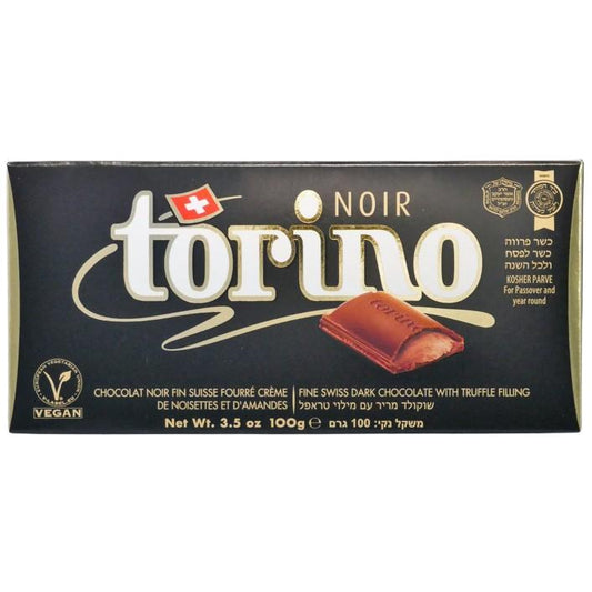 TORINO NOIR CAMILLE BLOCH KOSHER SWISS CHOCOLATE 100 GR.