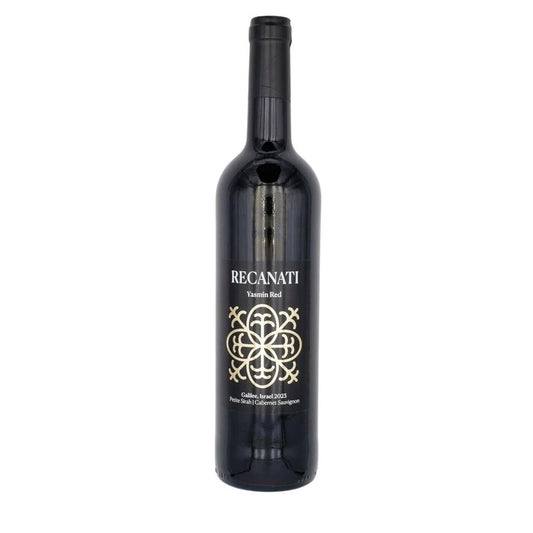 YASMIN RED RECANATI 750 ML. Kosher Red Wine From Israel